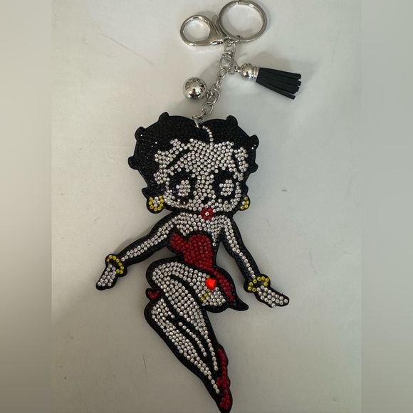 Accessories - Betty Boop Rhinestone Keychain